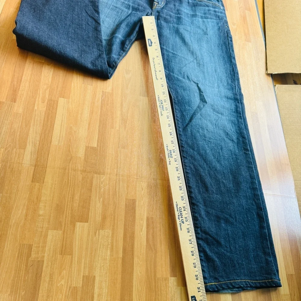 Ag Adriano Goldschmied the graduate tailored leg blue jeans size 38